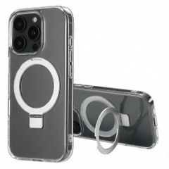 Accezz Cover con anello e supporto con MagSafe Apple iPhone 16 Pro Max - Trasparente