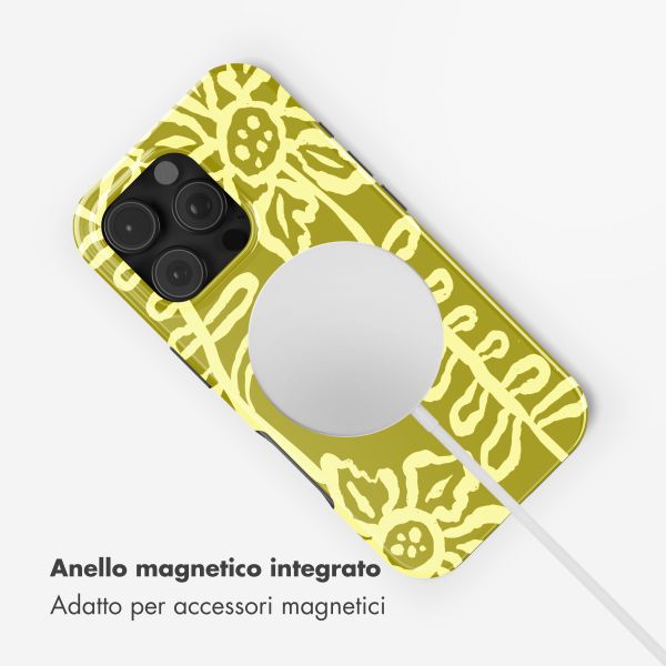 Selencia Cover posteriore Vivid con MagSafe Apple iPhone 16 Pro - Chalky Bloom