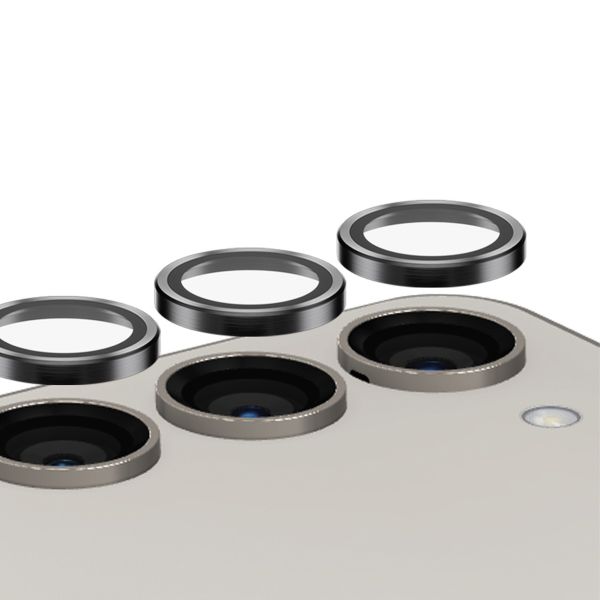 PanzerGlass Pellicole protettive fotocamera Hoops Optic Rings Samsung Galaxy S24 - Nero