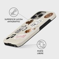 Burga Cover Posteriore Resistente con MagSafe Apple iPhone 16 - Oat Milk Please