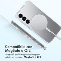 Accezz Cover posteriore Xtreme Impact con MagSafe Samsung Galaxy S25 Plus - Trasparente