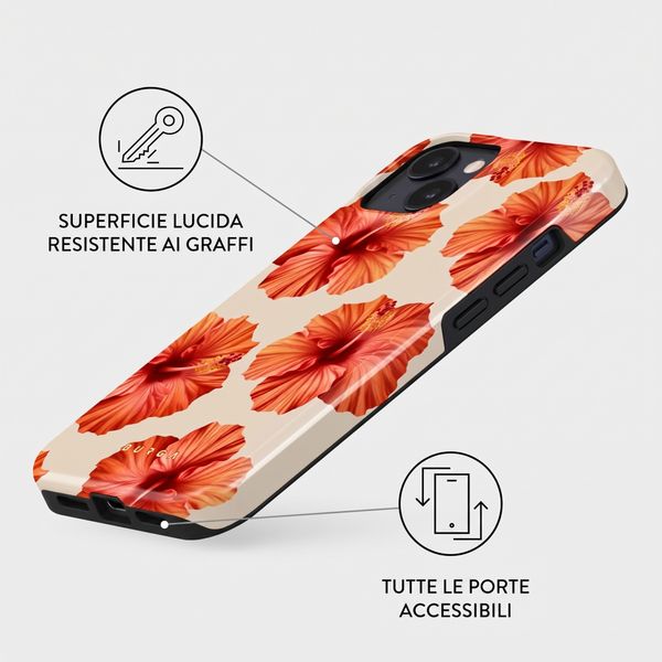 Burga Cover Posteriore Resistente con MagSafe Apple iPhone 14 - Bonita