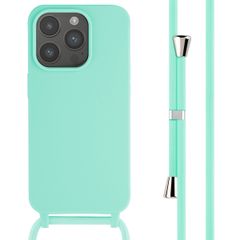 imoshion Cover in Silicone con Cordino Apple iPhone 15 Pro - Menta verde