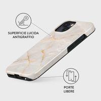 Burga Cover Posteriore Resistente Apple iPhone 14 - Vanilla Sand