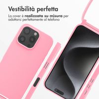 imoshion Cover in Silicone con Cordino Apple iPhone 16 Pro - Rosa