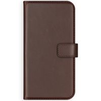 Selencia Cover a libro in vera pelle Apple iPhone 12 Mini - Marrone