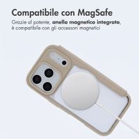 imoshion Bookcase trasparente con MagSafe Apple iPhone 18 Pro / 17 Pro - Beige