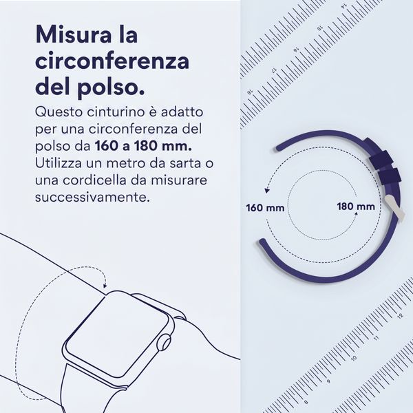 Apple Modern Buckle FineWoven Apple Watch | 38/40/41/42 mm - Taglia L - Lavender Blue