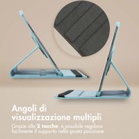 imoshion Cover Girevole a 360° Samsung Galaxy Tab A11 Plus / A9 Plus - Azzurro