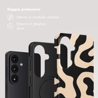 Selencia Cover Posteriore Vivid Samsung Galaxy S26 - Art Wave Black