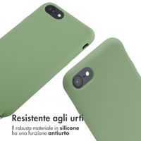 imoshion Cover in Silicone con Cordino Apple iPhone SE (2022 / 2020) / 8 / 7 - Verde