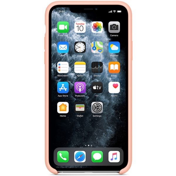 Apple Cover in Silicone Apple iPhone 11 Pro Max - Grapefruit
