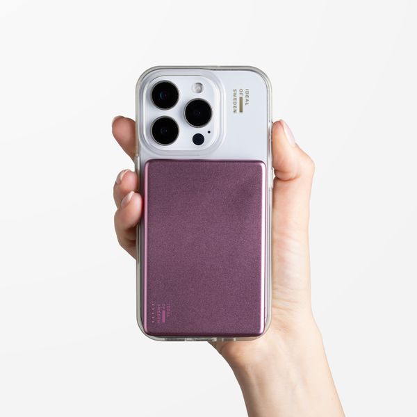 iDeal of Sweden MagSafe Powerbank Slim 5.000 mAh - Powerbank wireless - Cherry Lacquer