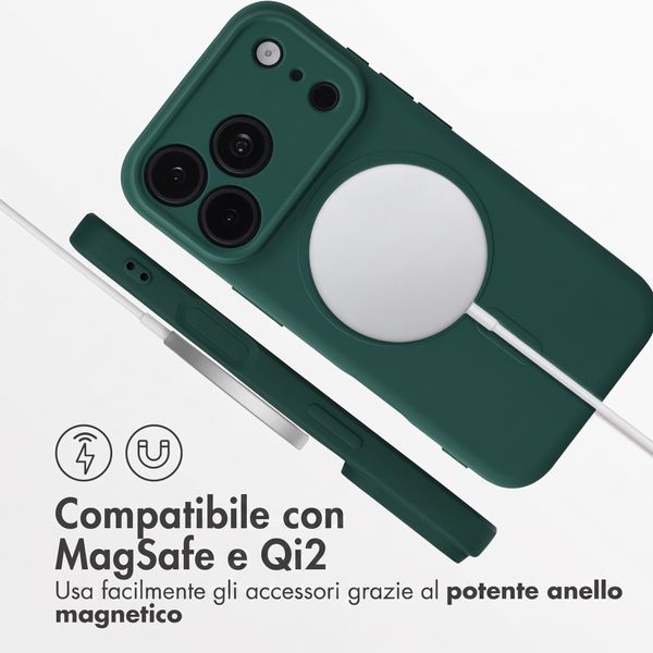 imoshion Cover Posteriore Colorata con MagSafe Apple iPhone 18 Pro / 17 Pro - Verde scuro