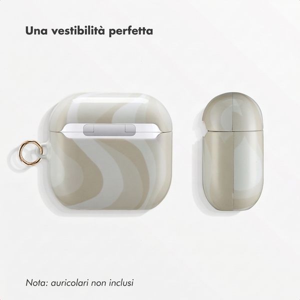Selencia Cover Vivid  Apple Airpods 4 - Desert Waves Beige