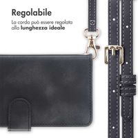 imoshion Cover a libro con Cordino Samsung Galaxy S25 Plus - Nero