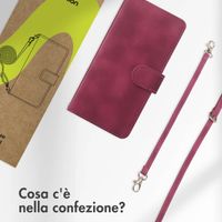 imoshion Cover a libro con Cordino Apple iPhone 11 - Rosso