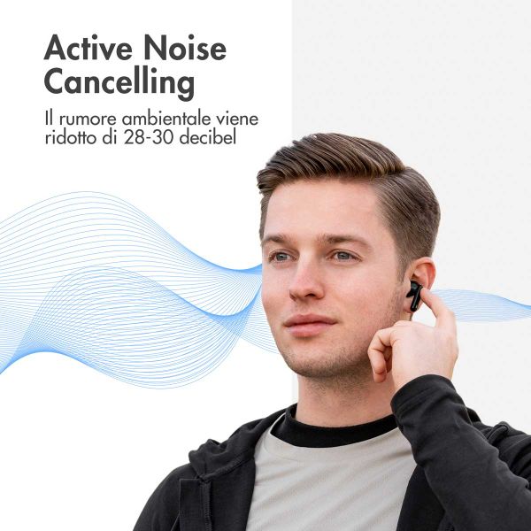 imoshion Aura Pro Auricolari in-ear wireless - Cancellazione attiva del rumore (ANC) - Nero