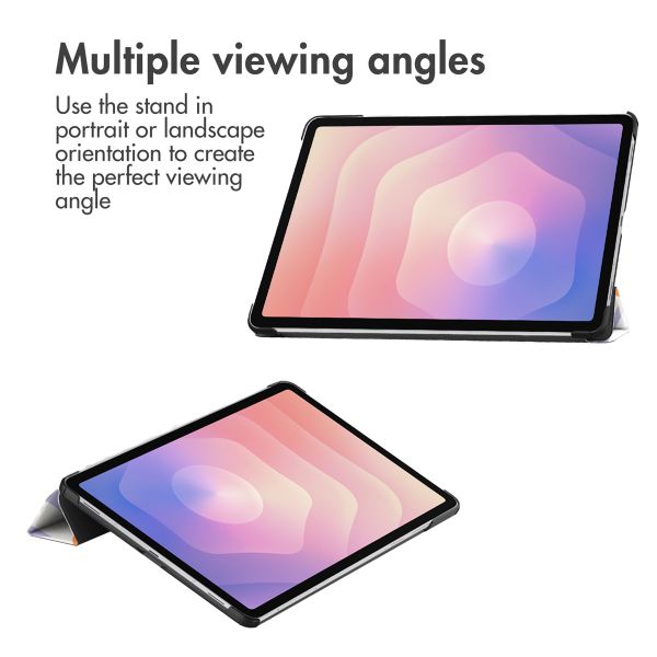 imoshion Cover Trifold Design Samsung Galaxy Tab S11 - Flowers Distance