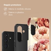 Selencia Cover Posteriore Vivid Samsung Galaxy S25 - Vintage Peony