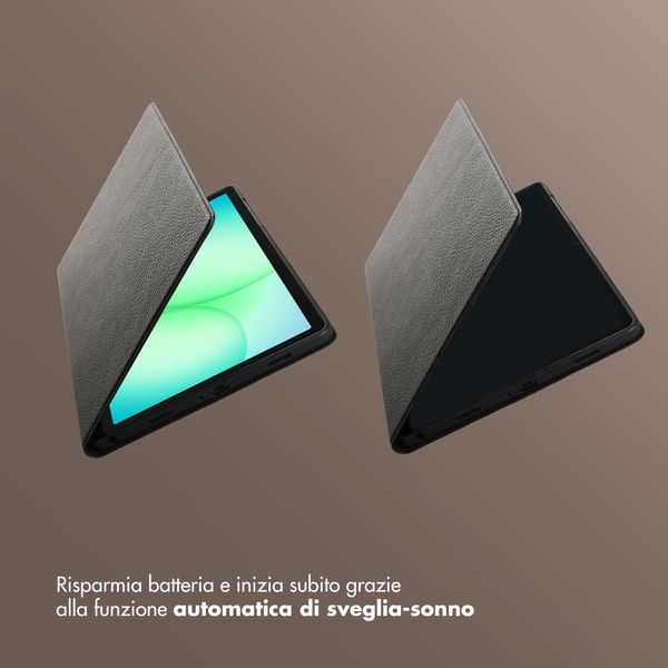 Selencia Cover Riva Samsung Galaxy Tab A11 Plus - Nero