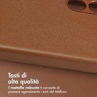 Accezz Cover in Pelle con MagSafe Samsung Galaxy S24 - Sienna Brown