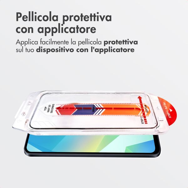Accezz Vetro temperato + Applicatore Samsung Galaxy A16 (4G/5G) / A17 (4G/5G)