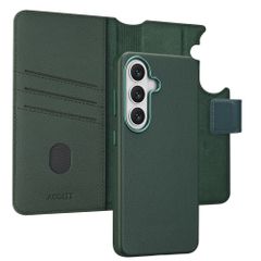 Accezz Cover in pelle 2 in 1 con MagSafe Samsung Galaxy S26 - Cedar Green