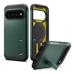 Spigen Cover Posteriore Corazzata Tough con MagSafe Google Pixel 11 Pro XL - Abyss Green