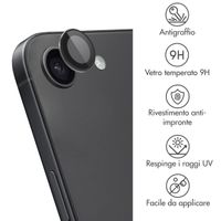 imoshion 2 Pack Protezione Lente Fotocamera per Apple iPhone 17e / 16e - Nero