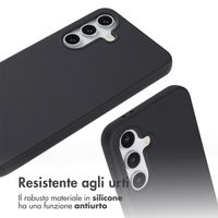 imoshion Cover in Silicone con Cordino Samsung Galaxy A36 - Nero