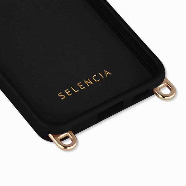 Selencia Cover posteriore Rivièra con MagSafe con ganci rimovibili Samsung Galaxy A57 (5G) - Velvet Black