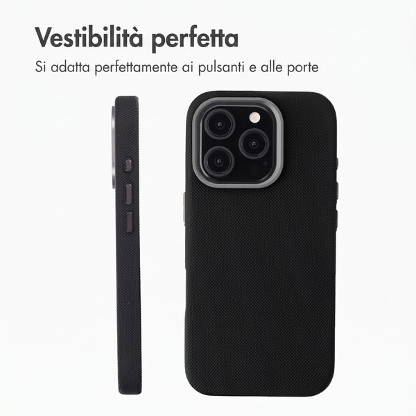 Accezz Cover Mesh con MagSafe Apple iPhone 15 Pro - Nero