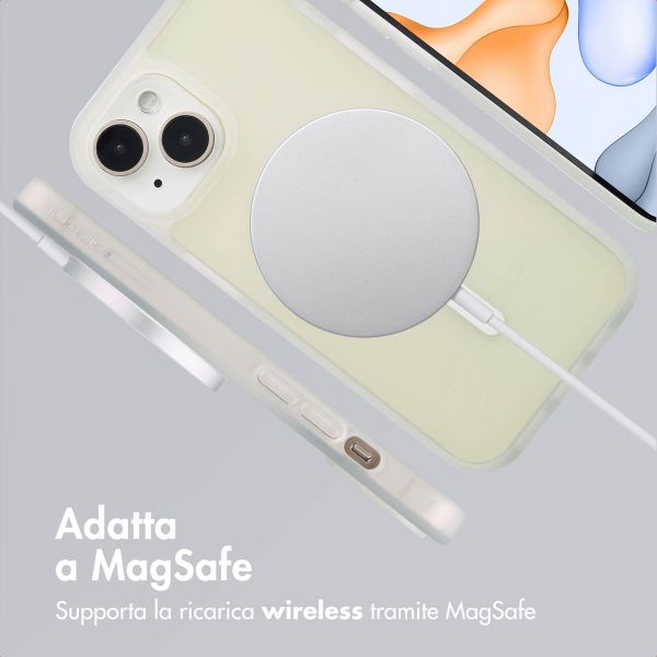 imoshion Cover posteriore Color Guard con MagSafe Apple iPhone 15 - Bianco