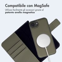 imoshion Cover a libro di lusso 2-in-1 rimovibile Apple iPhone 17e / 16e - Verde