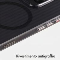Accezz Cover Lite con MagSafe | Fluted | Apple iPhone 15 Pro - Nero