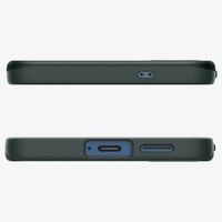 Spigen Cover posteriore Thin Fit MagSafe Samsung Galaxy S25 - Abyss Green