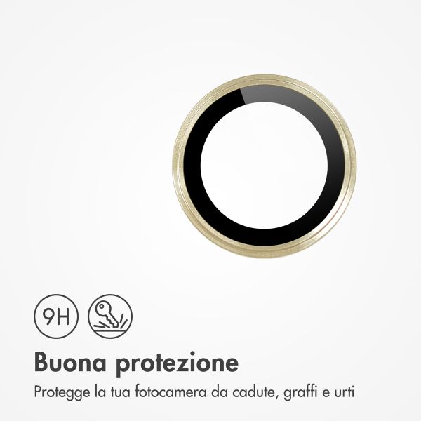 imoshion Pellicola protettiva 2 pack per la fotocamera Apple iPhone Air - Light Gold
