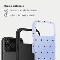 Selencia Cover Posteriore Vivid Apple iPhone 17 Pro Max - Happy Dots Digital Sky