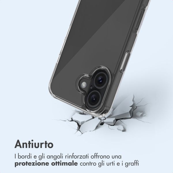 imoshion Cover posteriore protettiva Apple iPhone 16 - Trasparente