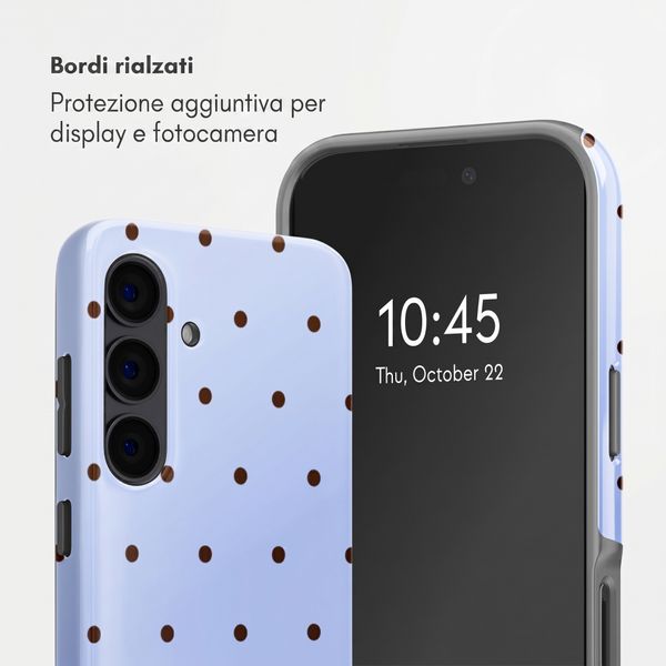 Selencia Cover Posteriore Vivid Samsung Galaxy S24 - Happy Dots Digital Sky