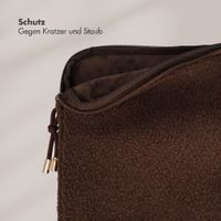 Selencia Cover laptop teddy 13-14 pollici - Choco Brown