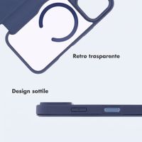 imoshion Bookcase trasparente con MagSafe Apple iPhone 18 Pro Max / 17 Pro Max - Blu