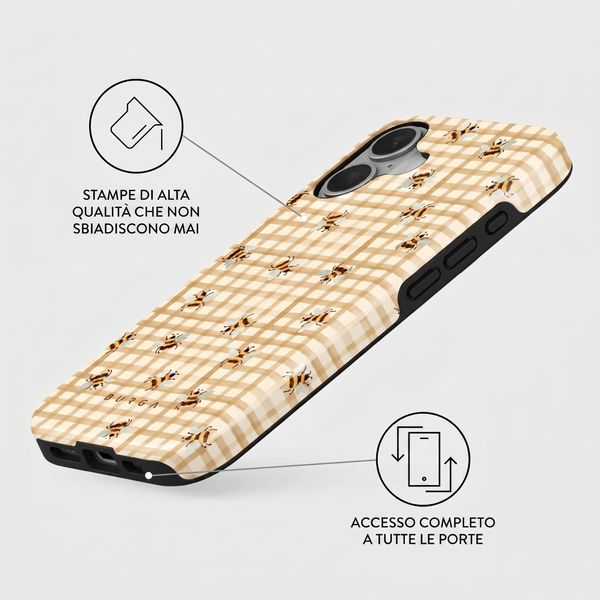 Burga Cover Posteriore Resistente con MagSafe Apple iPhone 17 - Honeycomb