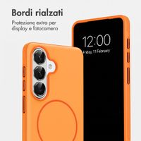 imoshion Cover posteriore Color con Thin MagSafe Ring Samsung Galaxy S26 - Arancio