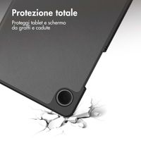 imoshion Cover a libro Trifold Samsung Galaxy Tab A11 / A9 8.7 pollici - Grigio