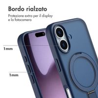Accezz Cover con anello e supporto con MagSafe Apple iPhone 17 - Blu
