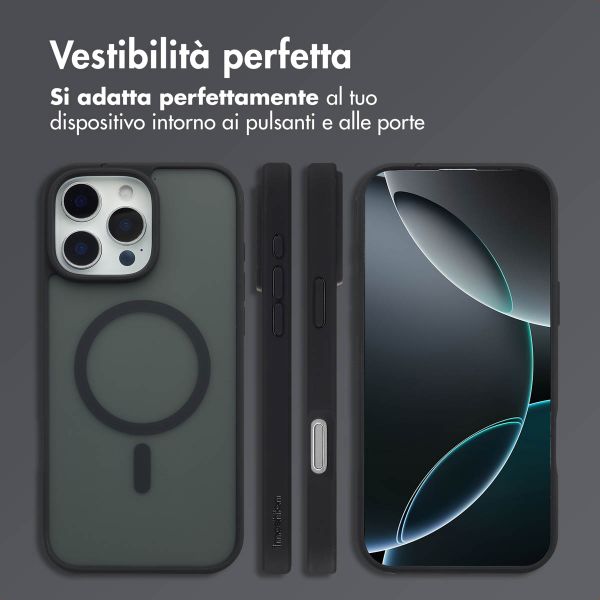 imoshion Cover posteriore Color Guard con MagSafe Apple iPhone 16 Pro - Nero