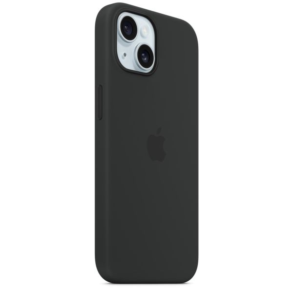 Apple Cover Posteriore in Silicone con MagSafe Apple iPhone 15 - Black