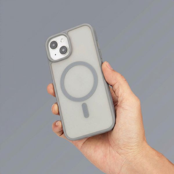 imoshion Cover posteriore Color Guard con MagSafe Apple iPhone 14 / 13 - Grigio